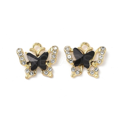 Alloy Rhinestone Pendants FIND-C074-23KCG-1