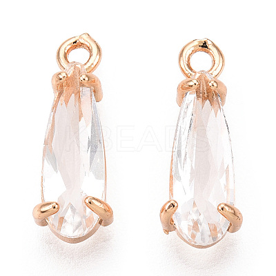 Faceted Glass Pendants LS-X1-GLAA-T010-004J-1
