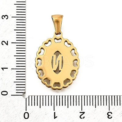 Golden 304 Stainless Steel Pendants STAS-K300-02G-N-1