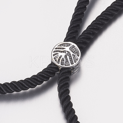 Nylon Twisted Cord Bracelet Making MAK-F019-04B-1