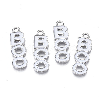 Rack Plating Alloy Enamel Pendants ENAM-T011-161-1