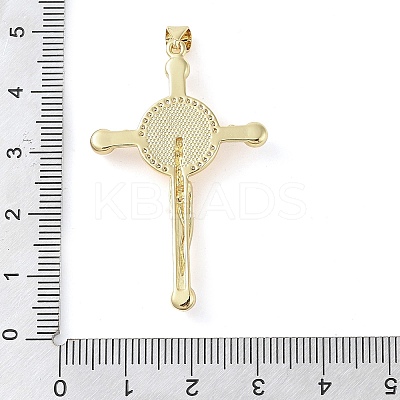Brass Micro Pave Clear Cubic Zirconia Pendants KK-Q813-16H-G-1