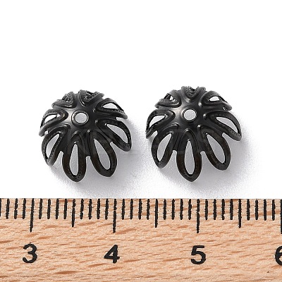 Ion Plating(IP) 304 Stainless Steel Bead Caps STAS-Z062-02EB-1