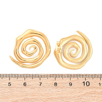 304 Stainless Steel Stud Earrings for Women LS-EJEW-K306-15G-1