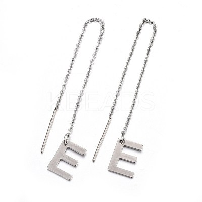 Tarnish Resistant 304 Stainless Steel Stud Earrings EJEW-L205-01E-1
