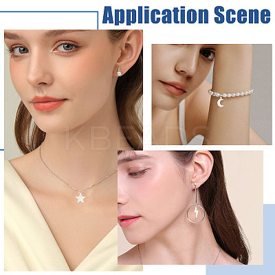 120Pcs 3 Styles Stainless Steel Pendants STAS-CA0002-43-1
