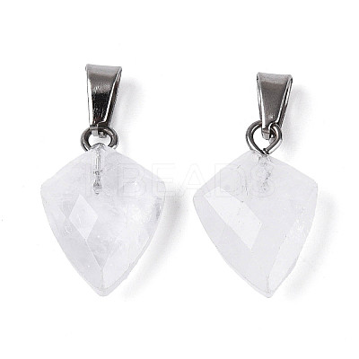 Natural Quartz Crystal Pendants G-N349-18P-08-1