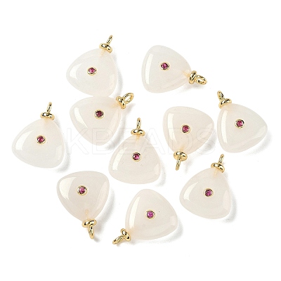 Natural White Jade Pendants G-H328-04G-C11-1