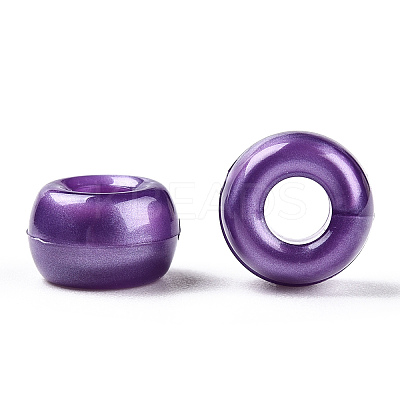 Plastic Pearlized Beads KY-T025-01-D04-1