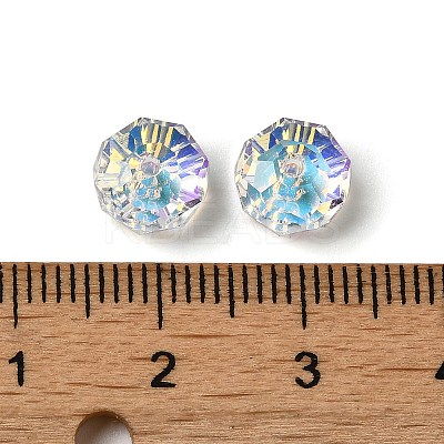 Transparent K9 Glass Beads GLAA-E048-02A-1