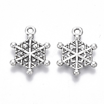 Tibetan Style Alloy Pendants LS-TIBE-N010-22AS-RS-1