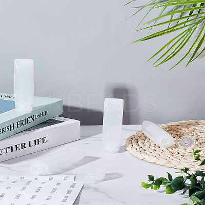4Pcs Transparent Cosmetic Soft Tube MRMJ-LP0001-33-1