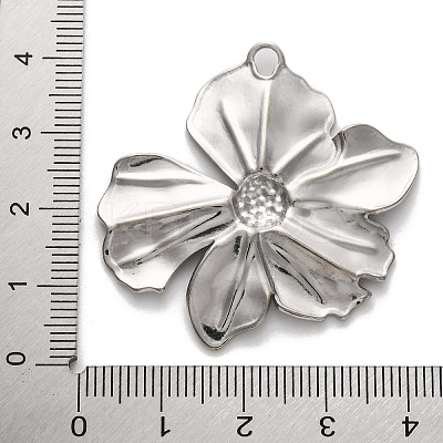 304 Stainless Steel Pendants STAS-M072-11B-P-1