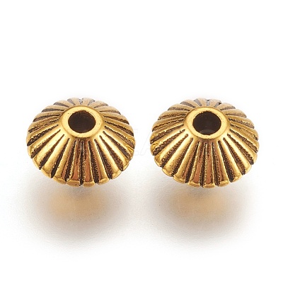 Tibetan Style Alloy Spacer Beads GLF0620Y-1