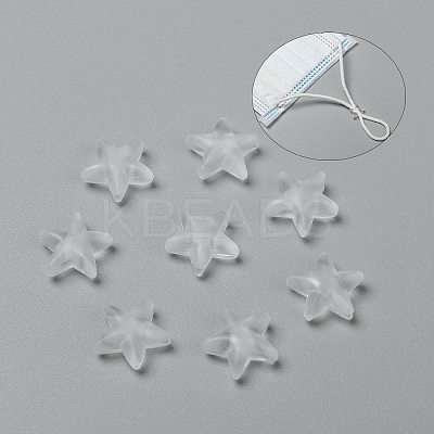Star PVC Plastic Cord Lock for Mouth Cover LS-KY-D013-02B-1