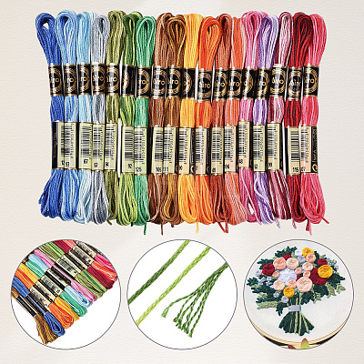 6-Ply Polyester Embroidery Floss OCOR-CY0002-03C-07-1