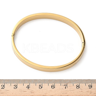 304 Stainless Steel Cubic Zirconia Himged Bangles for Women BJEW-F506-01G-1