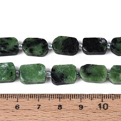 Natural Ruby in Zoisite Beads Strands G-C098-A38-01-1