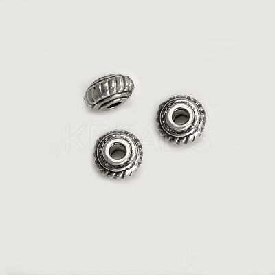 Tibetan Style Alloy Beads TIBEB-ZN664-AS-NR-1