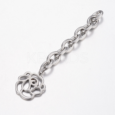Tarnish Resistant 201 Stainless Steel Chain Extender STAS-H434-42P-1