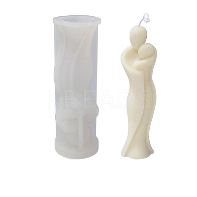 DIY Mother & Child Candle Silicone Statue Molds DIY-H001-06-1