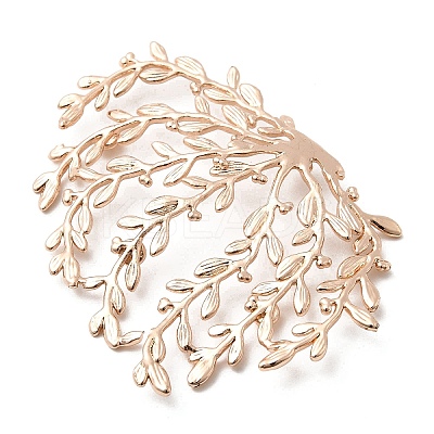 Brass Branch Shape Blank Prong Bead Settings KK-D017-01KCG-1