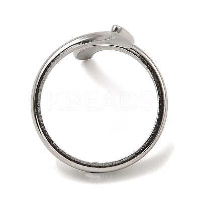 Non-Tarnish 304 Stainless Steel Open Cuff Rings X-RJEW-Z018-02P-1