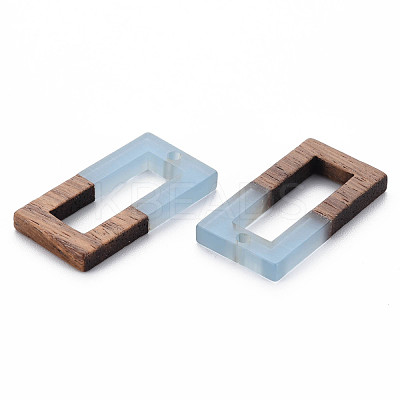 Resin & Walnut Wood Pendants RESI-S358-10E-1