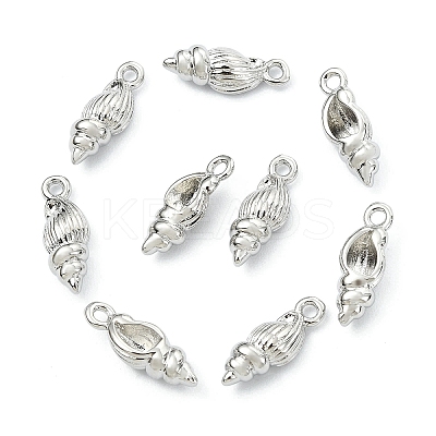 SHEGRACE Brass Shell Shape Charms XGR0171P-103P-1