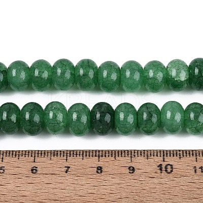 Baking Paint Crackle Glass Beads Strands DGLA-N020-01A-06-1