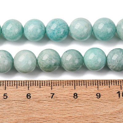 Natural Amazonite Beads Strands LS-G-K068-03-10mmA-1