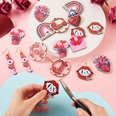 DIY Valentine's Day Earring Making Kit DIY-TA0006-51-1