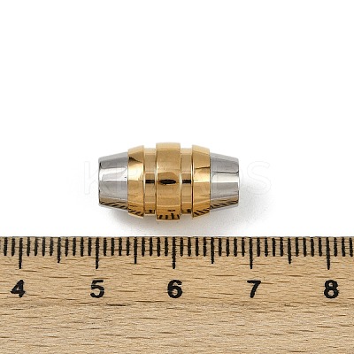 304 Stainless Steel Magnetic Clasps STAS-C127-13GP-1