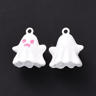 Spray Painted Alloy Enamel Pendants FIND-I037-42F-1