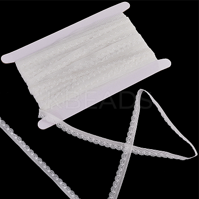 25M Nylon Picot Elastic Lace Trim OCOR-GF0003-75A-1