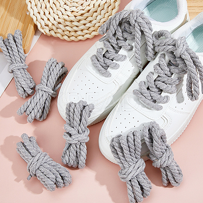 4 Pairs Cotton Shoelaces FIND-FH0012-04A-1