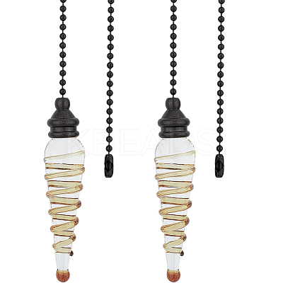 Glass Celling Fan Pull Chain Extender AJEW-WH0010-97EB-1