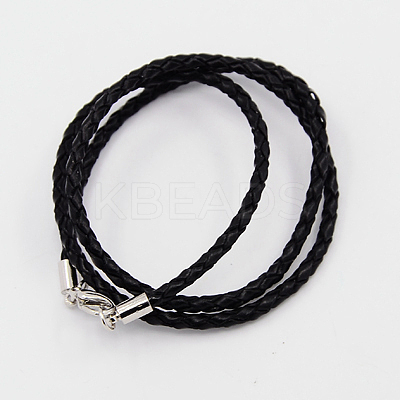 Braided Leather Cords X-NCOR-D002-533mm-17-1