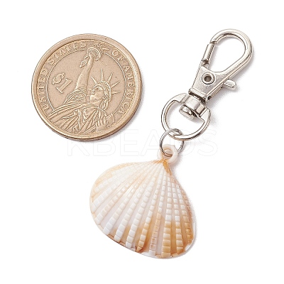 Acrylic Imitation Shell Pendant Decorations HJEW-JM02772-1