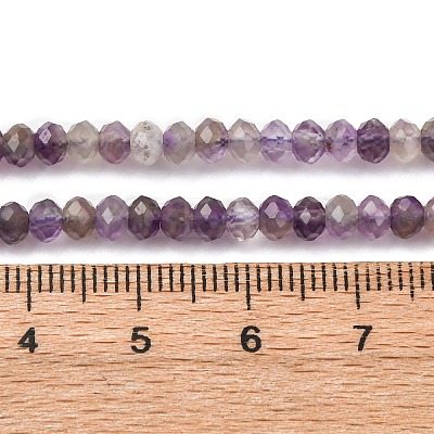 Faceted Natural Amethyst Beads Strands LS-G-RM241221-N2-1