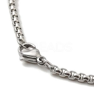 Non-Tarnish 201 Stainless Steel Pendant Necklaces for Women Men NJEW-G123-05P-1