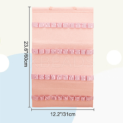 Felt Hanging Hair Claw Clip Organizer Holder for Women Girls AJEW-WH0534-05B-1