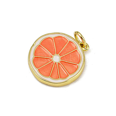 Brass Enamel Pendants LS-KK-H072-14G-02-1