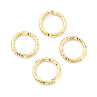 Brass Open Jump Rings KK-Z147-08A-G-1