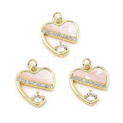 Rack Plating Real 18K Gold Plated Brass Pendants KK-B077-27G-1
