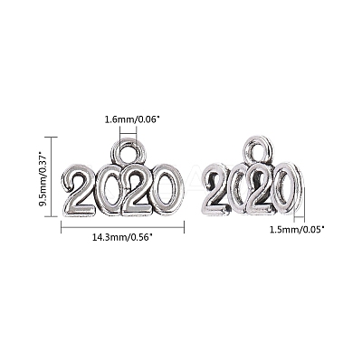 Tibetan Style Zinc Alloy Charms PALLOY-I141-30AS-A-1