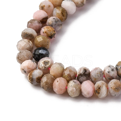 Natural Pink Opal Beads Strands G-RM2025-D11-F-1