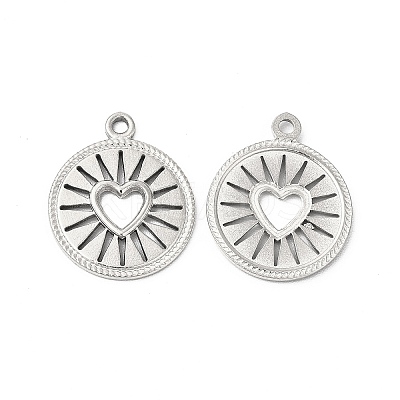 Non-Tarnish 304 Stainless Steel Pendants STAS-L268-013P-1