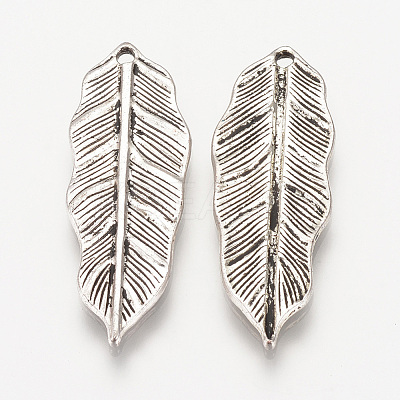 Tibetan Style Alloy Pendants TIBEP-S315-08AS-RS-1