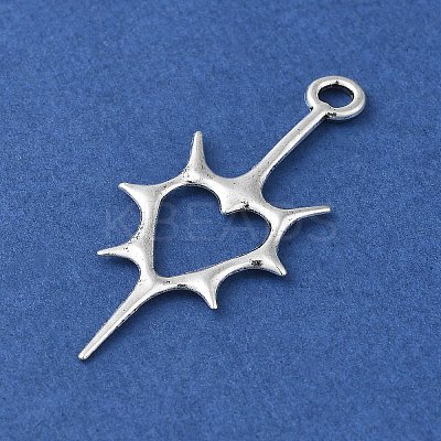 Tibetan Style Alloy Pendants PALLOY-O002-06B-AS-1